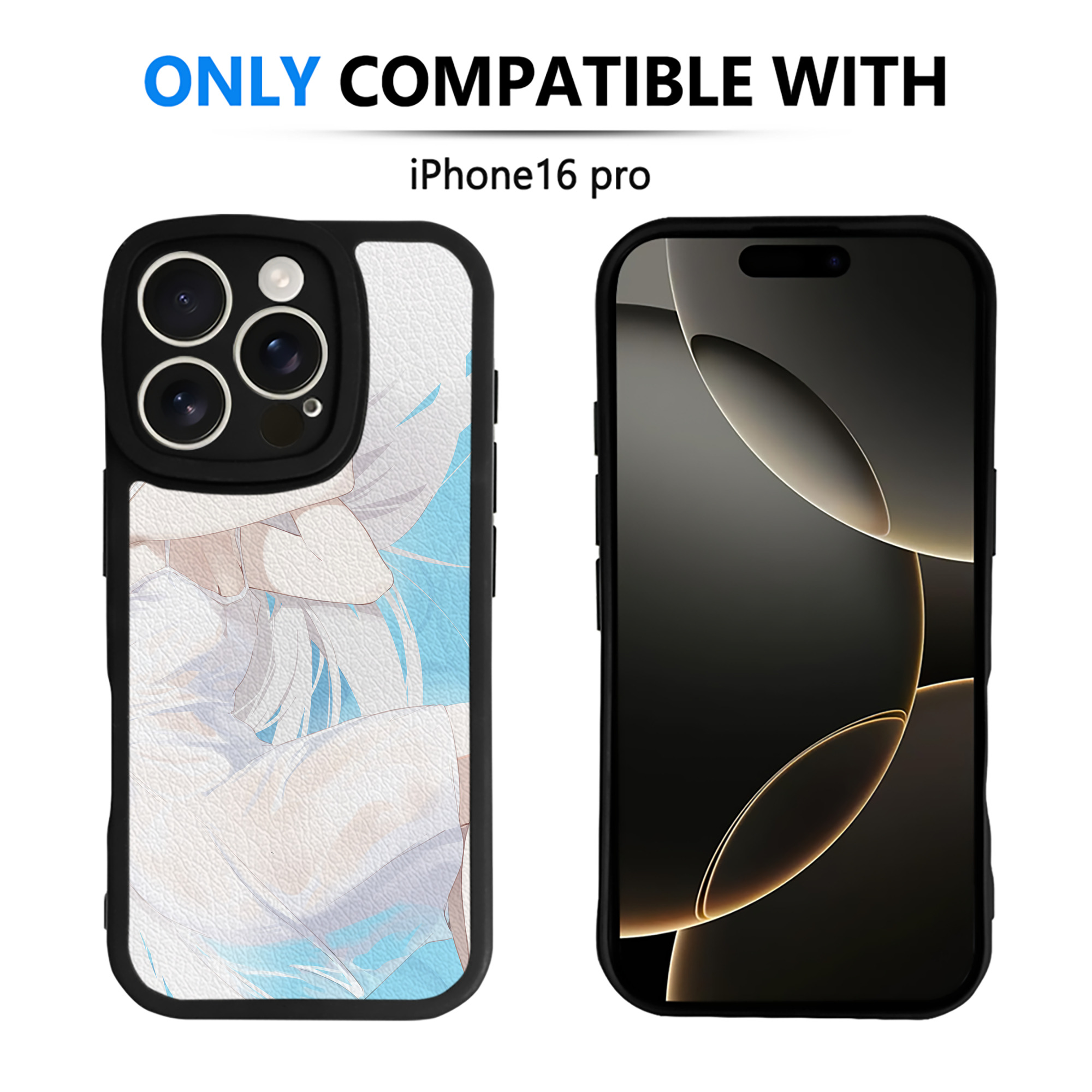 （画像用） 葬送のフリーレン Frieren 【iPhone 16シリーズ対応】シリコンスマホケース（レザー調） 材質：シリコン